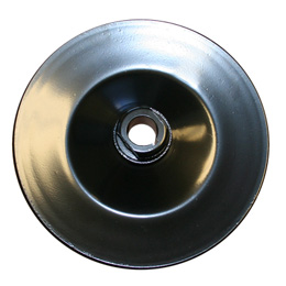 POWER STEERING PULLEY, STEEL,1 GROOVE,KEYED SHAFT