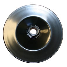 POWER STEERING PULLEY, STEEL,1 GROOVE,KEYED SHAFT